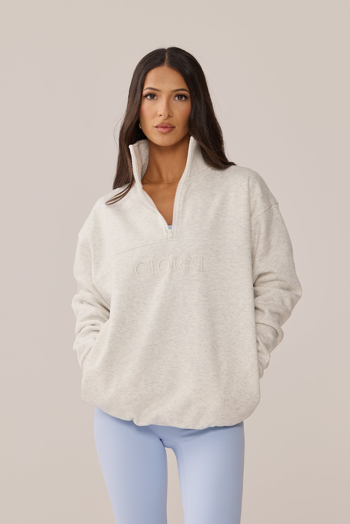 ARCHIE JUMPER - WHITE MARLE