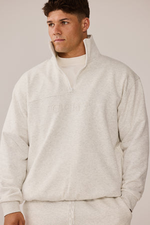 ARCHIE JUMPER - WHITE MARLE