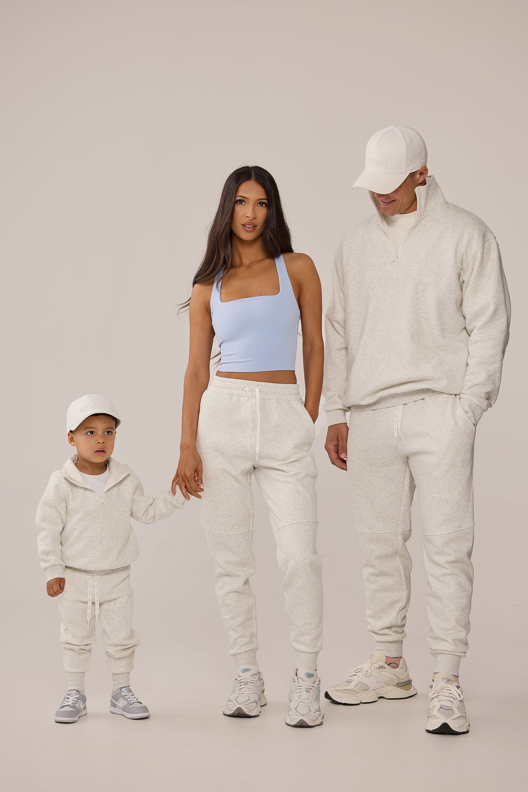OLIVER JOGGER - WHITE MARLE