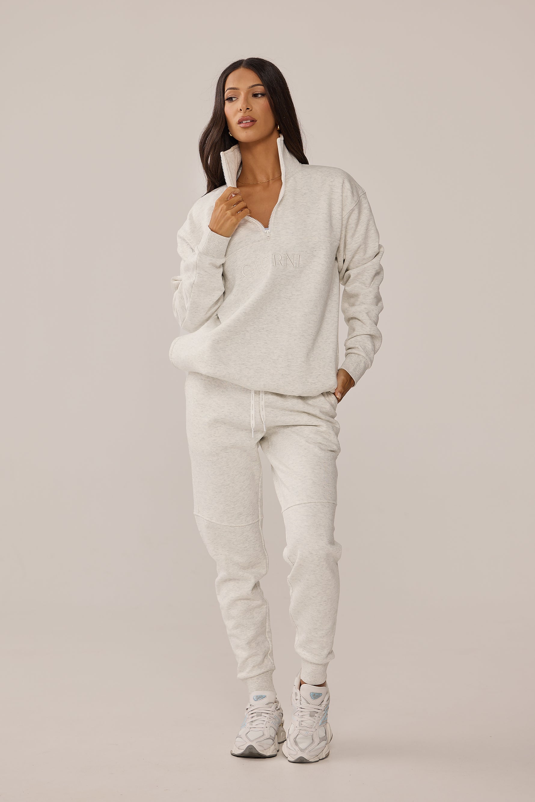ARCHIE JUMPER - WHITE MARLE