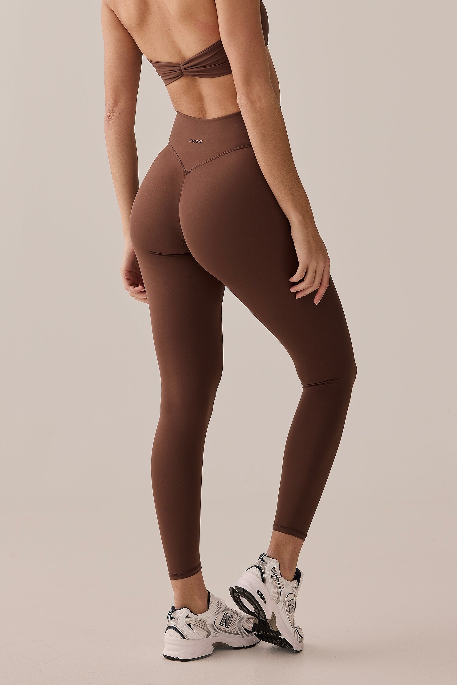 INVISIBLE SCRUNCH LEGGING - CHOCOLATE