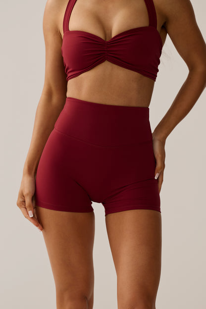 INVISIBLE SCRUNCH SHORT - SYRAH