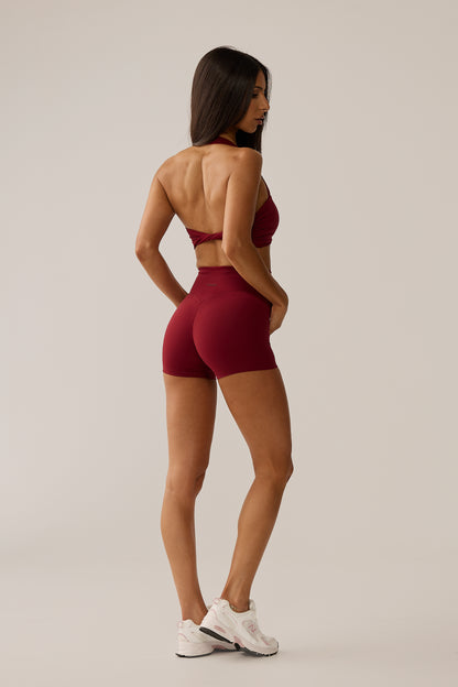 INVISIBLE SCRUNCH SHORT - SYRAH