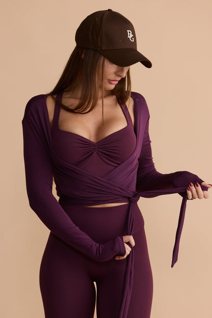BUTTER AHLIA WRAP TOP